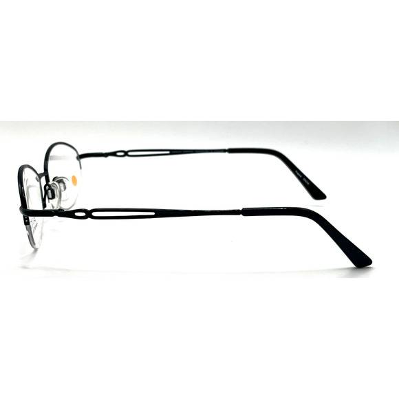 EASYCLIP OC1008 BLACK EYEGLASSES SUNGLASSES FRAMES 50-17-135